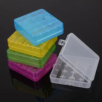 

Portable Plastic Battery Case Cover Holder Storage Box For 18650 Batteries New