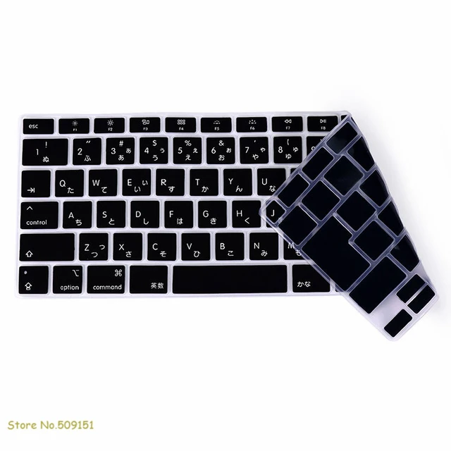 Film de protection en Silicone pour clavier d'ordinateur portable,  japonais, japonais, pour MacBook New Air 13 A2179 Touch ID 2020 - AliExpress