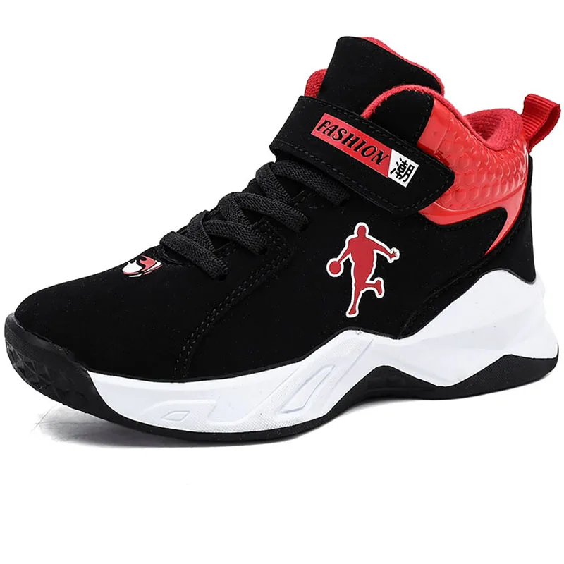 

Boy Brand Basketball Shoes Kids Sneakers High Quality Thick Sole Non-slip Top Summer Boys Children Sport Shoes Boy Basket Shoe