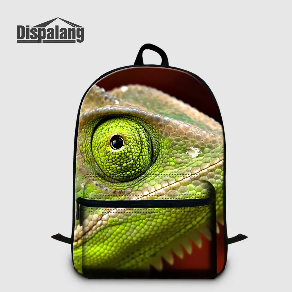 Backpack04 Студенческий рюкзак на плечо, рюкзак для ноутбука с изображением ящерицы, мужской рюкзак для путешествий, детский Холщовый Рюкзак Mochila, сумки для книг, Прямая поставка - Цвет: Backpack04