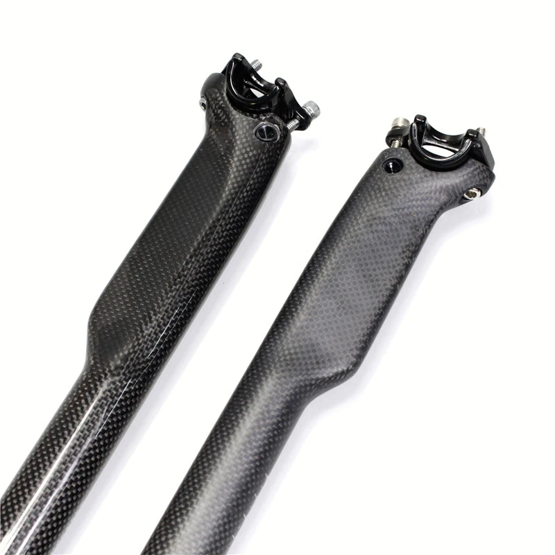 Carbon Offset Seatpost 27.2x350/400mm Black Carbon Bike Cycling Parts MTB/Road Seat Post 3K Matte