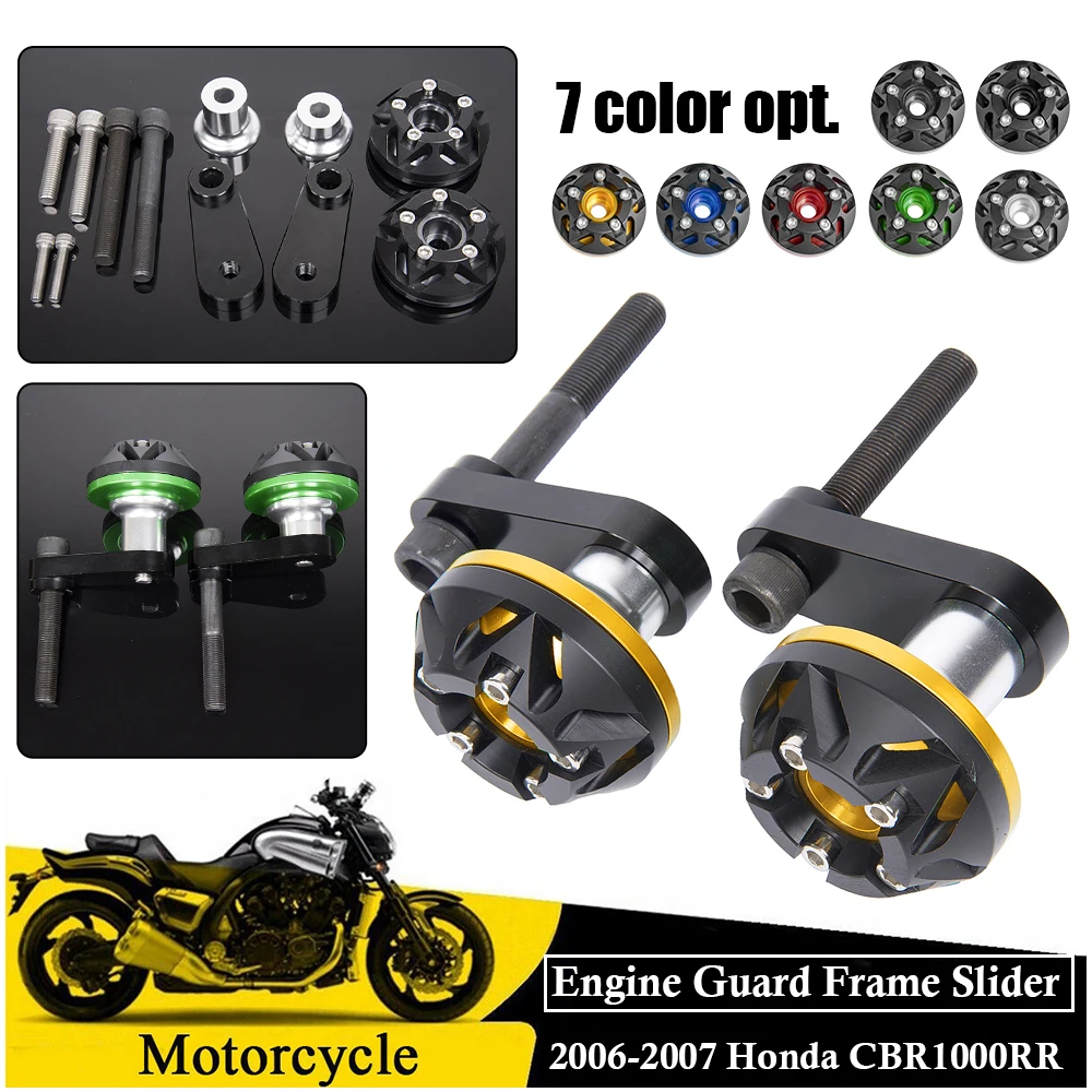 For Honda CBR1000RR Frame Sliders Engine Cover Crash Pad Protector 2006 2007 CBR 1000RR Fairing Guard Accessories Motor Parts | Автомобили