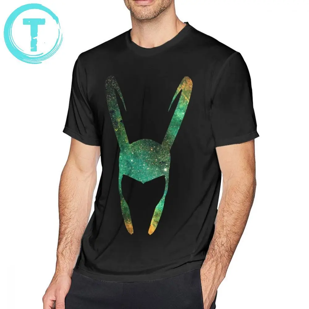 Loki T Shirt Trickster Space T-Shirt 100 Cotton Man Tee XXX Short-Sleeve Print Classic Cute Tshirt |