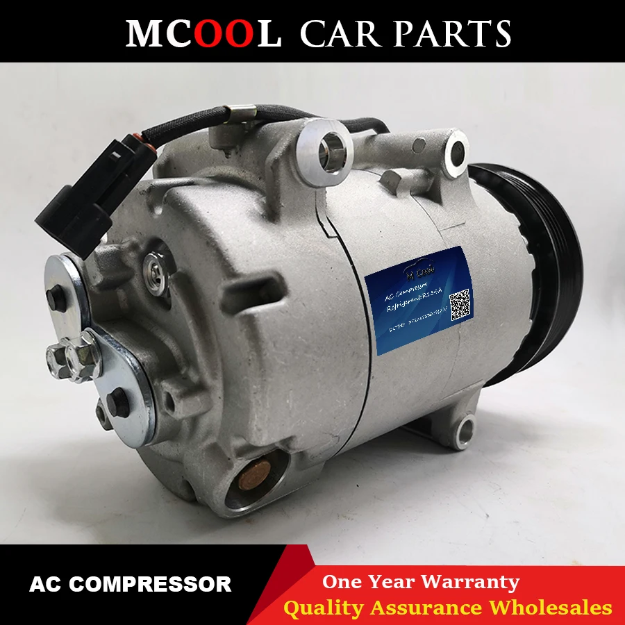 VS16 AC компрессор для Ford Focus C-Max 1,8 TDCi 2005-2007 4M5H19D629AB 4M5H19D629AC 4M5H19D629AD 3M5H19D629DC 3M5H19D629DD 6PK