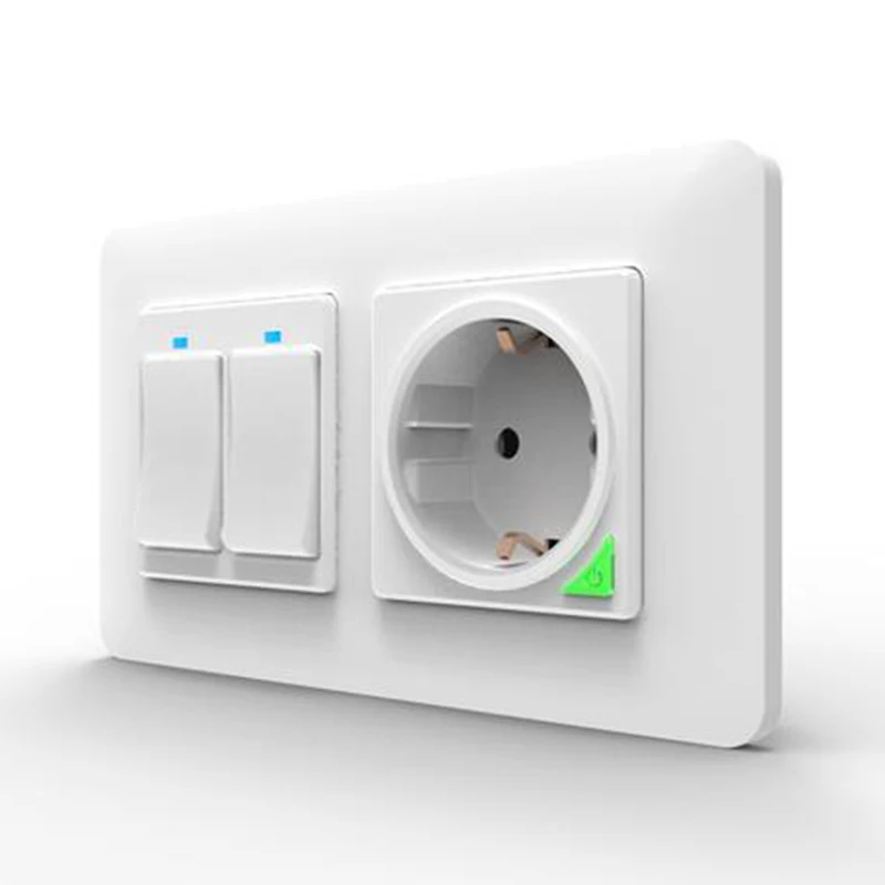 

WiFi EU Plug Smart Lamp Light Switch Socket DIY Remote APP Voice Control LED Home Improvement Accessories