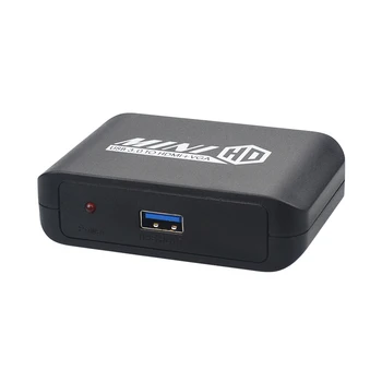 

4K Multi-Display USB 3.0 to HDMI VGA Adapter 2In1 USB3.0 to HDMI o Video Converter HD 1080P for Computer