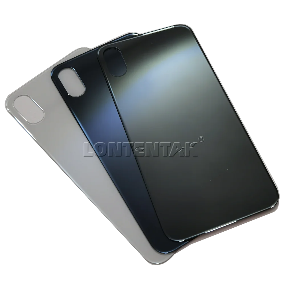 5pcs/Lot Big Hole Rear Glass Back FOR iPhones x xs max Housing Glass