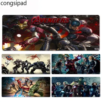 

Top Quality Avengers Picture Large Mouse pad PC Computer mat Size for 30x80cm 30x90cm Rubber Mousemats
