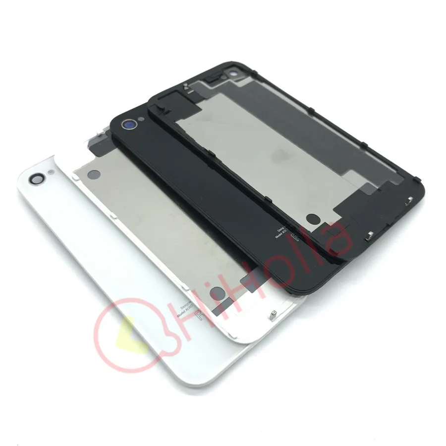 Корпус для iPhone 4s задняя крышка батарейного отсека задняя стеклянная панель чехол для Apple iPhone 4 4s задняя крышка корпуса 4G замена корпуса