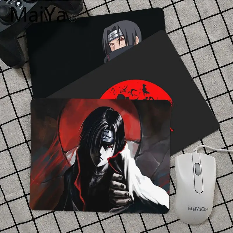 Maiya высокое качество Uchiha Itachi Naruto аниме резиновая мышь прочный Настольный коврик