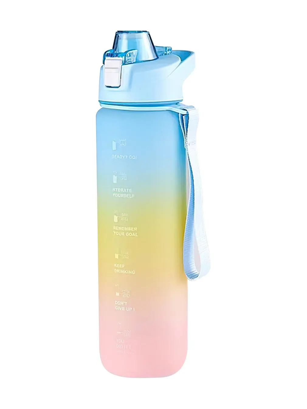 1000Ml Fashion Healthy Material Water Bottle Color Change Design Large Capacity Sports Plastic Drinking Bottles Eco Friendly|Sports Bottles
