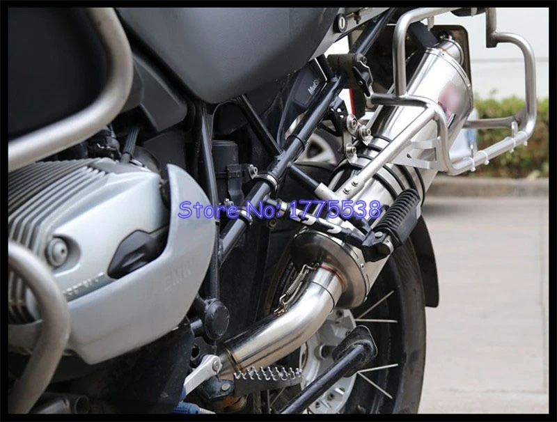 Stainless Steel for BMW R1200GS ADV 2004-2009 Motorcycle Exhaust Muffler Link Pipe Motorbike Muffler Escape Mid Pipe for R1200GS - Image 3