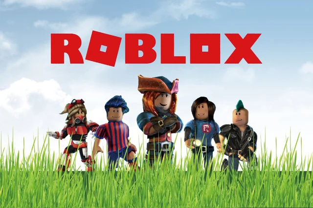 Spring Green Grass Robots Kids Birthday Photo Background Roblox Boy Celebration Home Decor Backdrop Vinyl Photography Poster Background Aliexpress