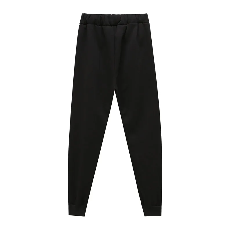 A537 Женский комплект 2 шт. спортивный костюм с капюшоном, осень, Roupas Feminina, спортивный костюм, модная спортивная одежда в полоску, спортивная одежда для бега