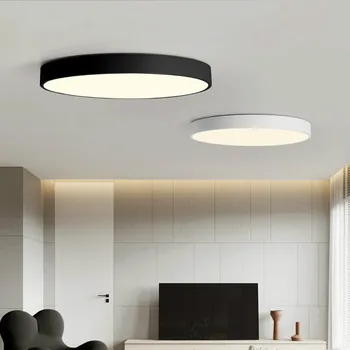 

LED Ceiling Lights for Bedroom remote control 5cm ceiling lamp for 8-20square meters modern house lighting fixture Macaroon