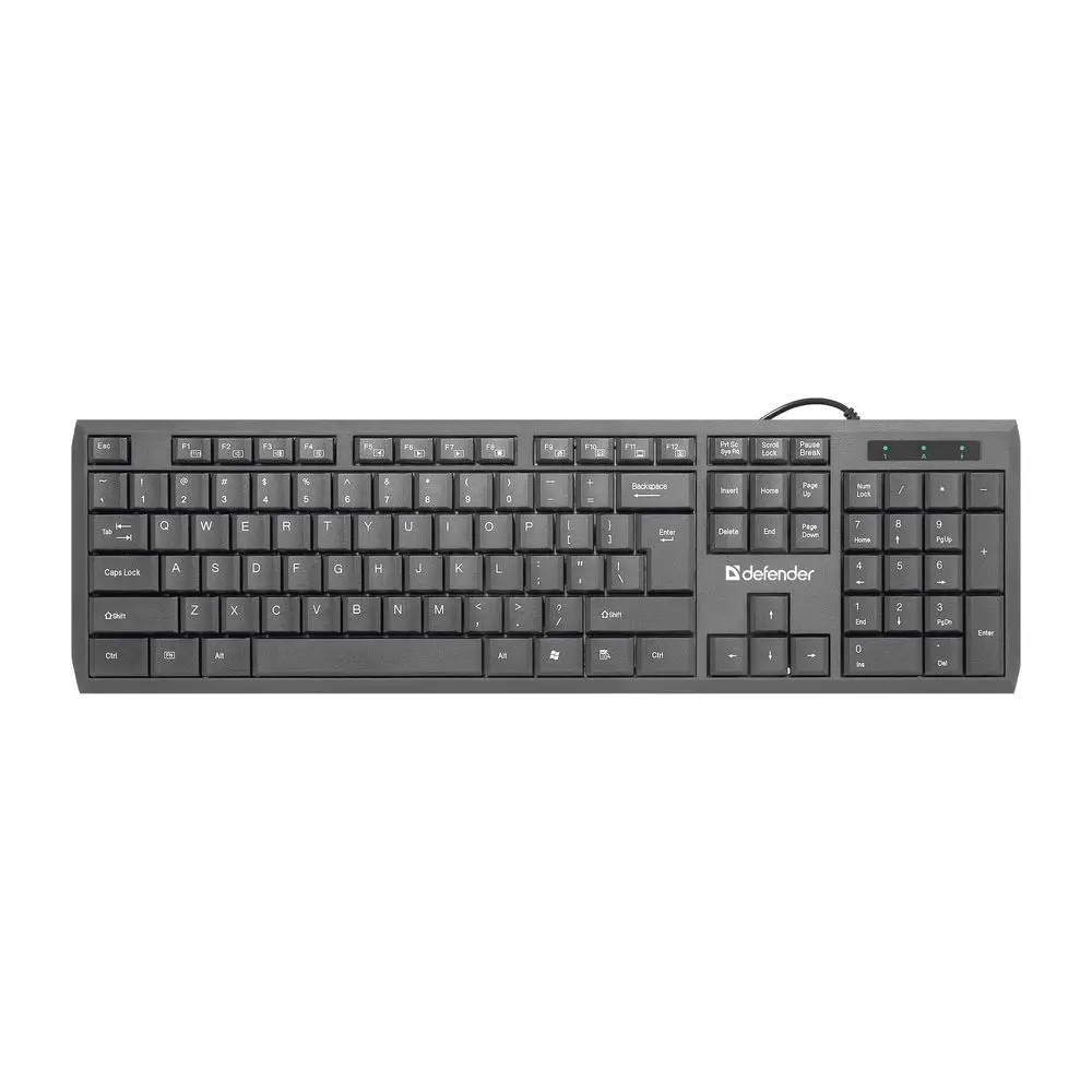 Клавиатура Defender OfficeMate SM-820 RU,черный,полноразмерная