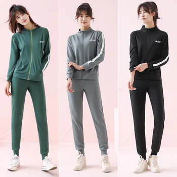 

women Tracksuits 2 Piece Set Women Casual set Sweatshirt+Pants Sets running Sets yoga set women sportswear workout clothing