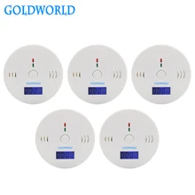 5 шт. детектор угарного газа, сигнализация угарного газа, детекторы сигнализации газа, сигнализация для дома, защита вашего дома идеально