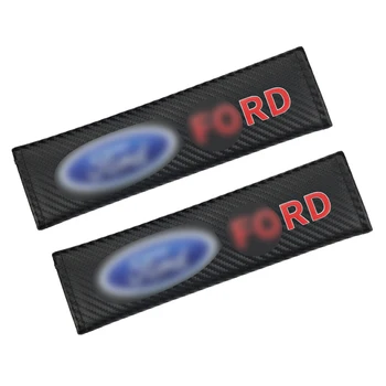 

2pcs car shoulder pad seat belt protection cover For Ford mk2 mk3 mk4 mk5 mk7 fiesta focus FOCUS 2 3 4 5 ranger Car accessories