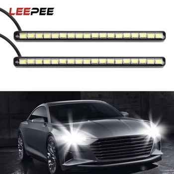 

LEEPEE 18 LEDs Car Daytime Running Lights Universal DRL Super Bright Car daytime LED light Car Styling