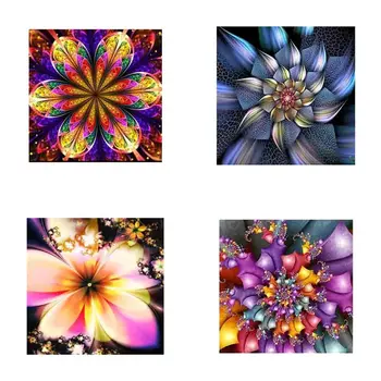 

4Pcs Bright flowers Diamond Painting Kits for Adult Drill Paint with Diamonds
