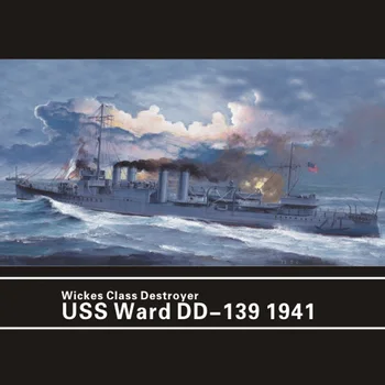

1/700 Wickes Class Destroyer USS Ward DD-139 1941 FH1106s Military Assembly Model Puzzle Assembly Toys For Kids- Trade Edition