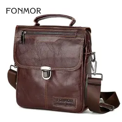FONMOR универсальный модный бренд пояса из натуральной кожи для мужчин плеча Сумка мужская деловая сумка высококачественный портфель