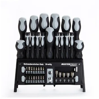 

Household 39 sets of screwdriver combination kit tool screwdriver batch combination one-word cross-meter screwdriver kit