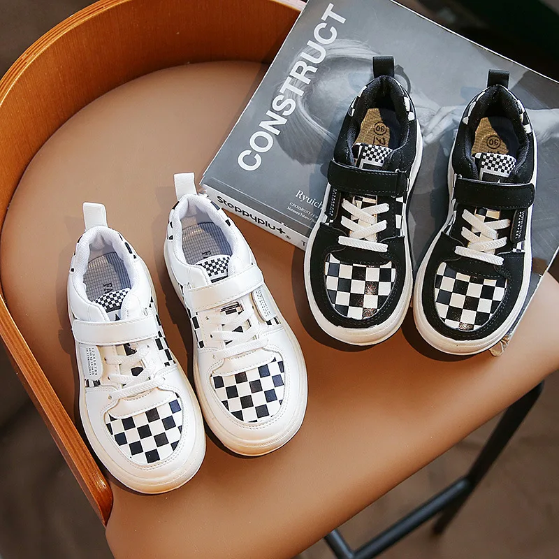 

Children Sports Shoes Boys 2022 Spring New Fashion Light Girls Sneakers Kids Fashion Casual Breathable PU Autumn Korean Shoes