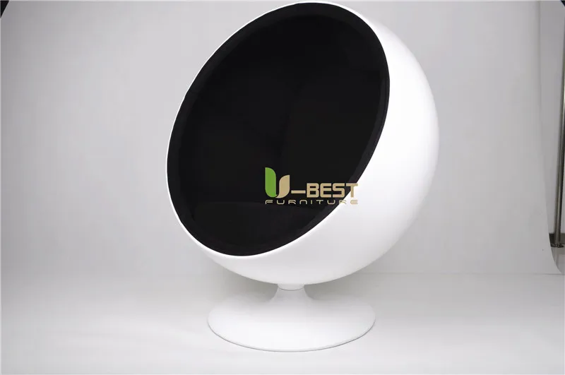 U-BEST Fashionable design fiberglass fabric modern leisure global chair