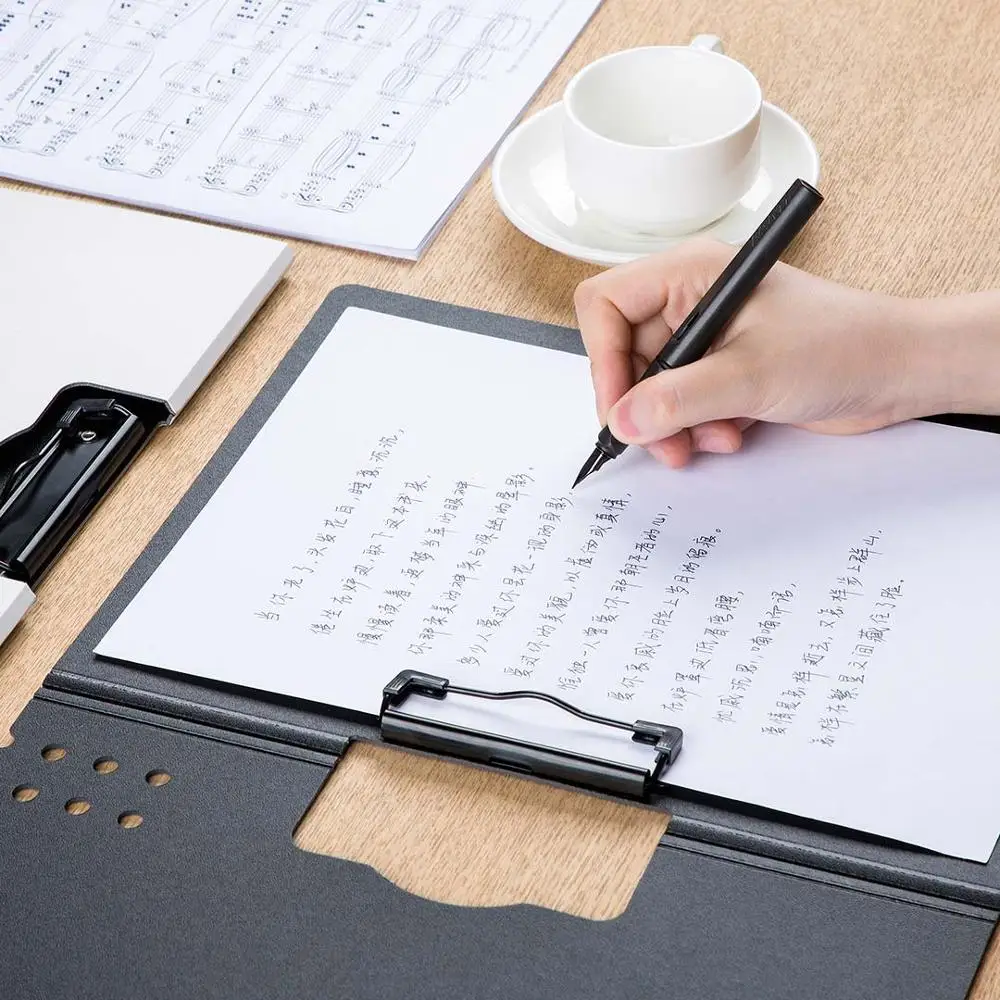 Youpin Fizz Horizontal A4 Folder Matte Texture Portable Pad Portable Pen Tray Thicken Briefcase School Office Supplies portable folder