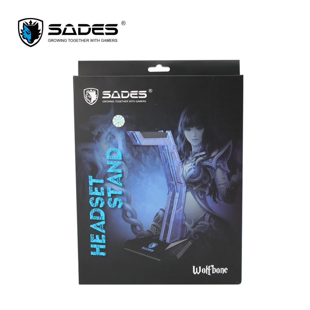SADES WOLFBONE Gaming Headset Holder Professional Headphone Stand Modular Stand Holder