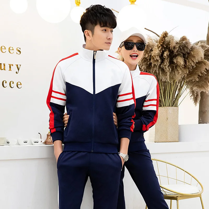 

Couples Sports Set 2020 Spring And Autumn New Style Parent-child Matching Outfit Casual Two-Piece Women's Pure Cotton Long-sleev