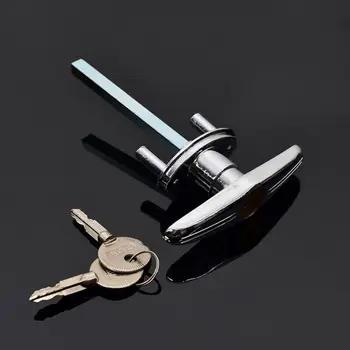 

Garage Door Opener T Lock Handle with 2/3/4 Keys Secure for Caravans & Trailers