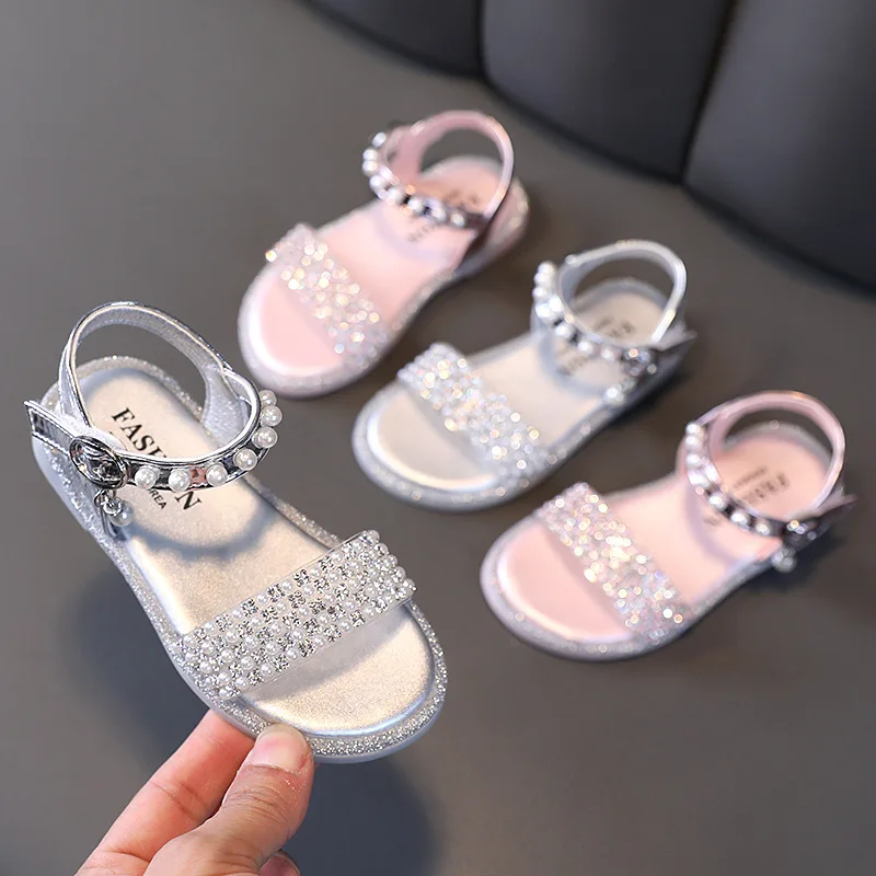 Sandalias para niños Zapatos con Brillantes Sandalias para niña Modernas
