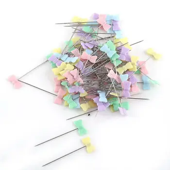 

100pcs/bag Pins Mixed Colors Sewing Patchwork Pins Flower Head Pins Sewing Tool Needle Arts Sewing Accessories Tie