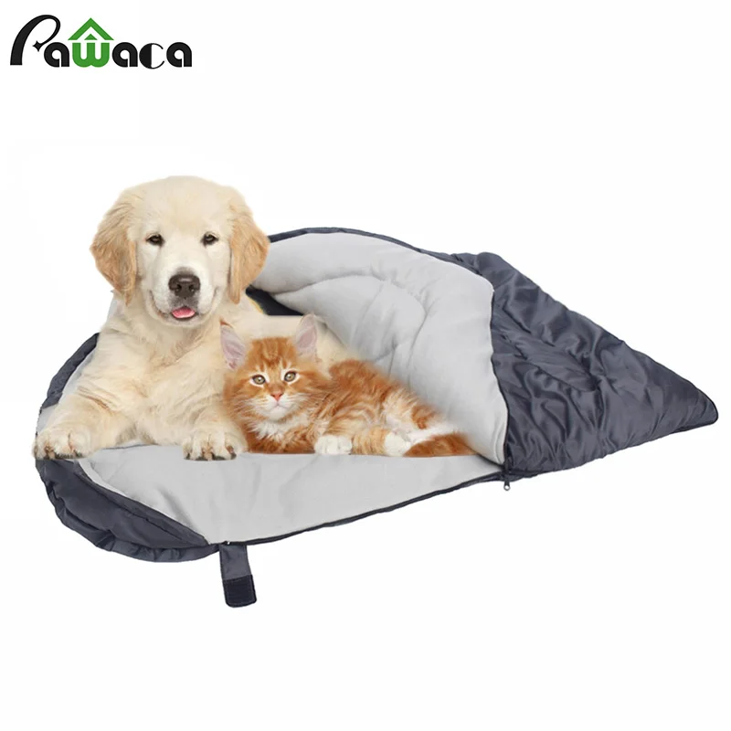 

Dog Sleeping Bag Soft Fleece Winter Warm Pet Sleeping beds Polar Fleece Material Puppy Sofa Cushion Cat House Kennel Waterproof