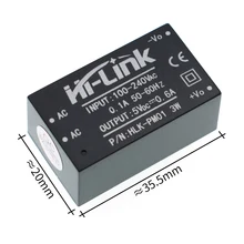5 шт. HLK-PM01 AC-DC 220V 5V понижающий Питание модуль интеллигентая(ый) бытовой выключатель Питание модуль