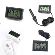 Mini misuratore di umidità digitale termometro igrometro sensore indicatore LCD temperatura frigorifero acquario monitoraggio Display interno