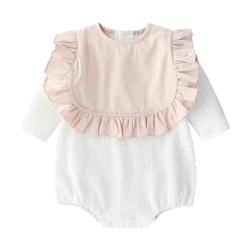 

High Quality Baby Bodysuit Spring Autumn Infant Jumpsuit Long Sleeve Baby Girls Clothes Lovely Newborn Baby Clothing set