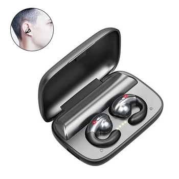 

Wireless Earphone Bluetooth5.0 Earpods Half In-ear Design Long Lasting Waterproof with Charging Case Two Modes for Phone Mini