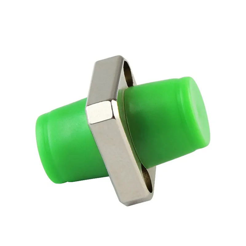 FC/APC to FC/APC Simplex Singlemode Square Solid TypeOptic Fiber Adapter Flange Coupling Connectors Fiber Coupler FC UPC