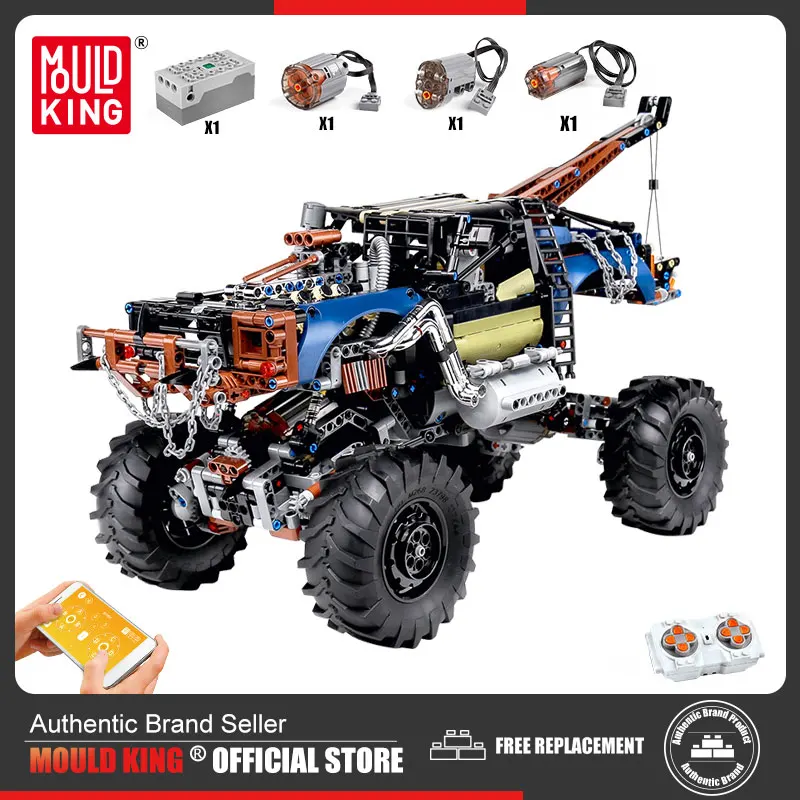 PROD 1005001844158044 MOULD KING RC Car Model The APP Motorized RC
Rebel Tow Truck High-Tech Building Blocks Assembly Bricks Kids Toy
Christmas Gifts