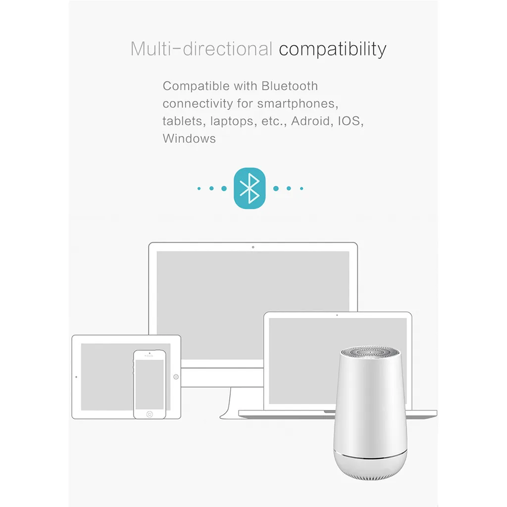 Беспроводной Bluetooth TWS портативный светодиодный 3D объемный бас Громкая связь динамик TF карта