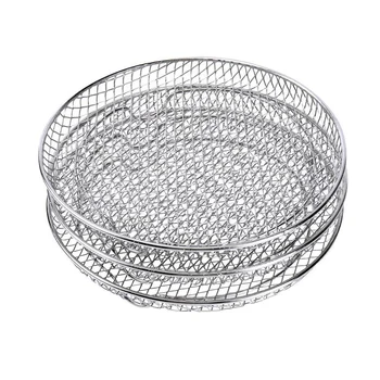

Air Fryer Accessories Three Stackable Racks for Gowise Phillips USA Cozyna Ninja Air Fryer,Air Fryer Rack