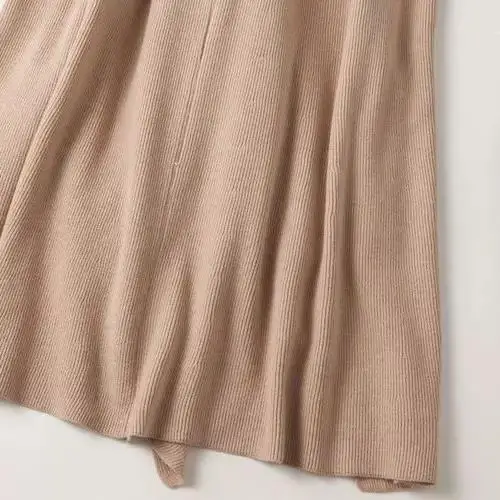 Женская длинная юбка на осень и весну, Асимметричная Повседневная юбка трапециевидной формы в Корейском стиле, модная женская элегантная юбка