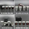28/30/70ml Mini Stainless Steel Shot Wine Cup Vodka Cup Portable Personalized 4pcs Shot Glasses Set ► Photo 2/6