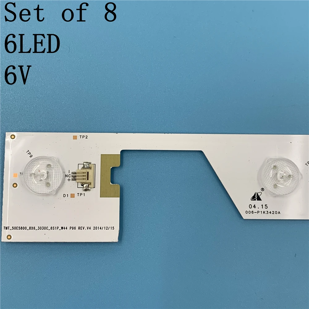LED Ʈ  6 , TCL L50E5800A U50S6806S LVU500NDEL SW-4C-LB5006-YH2 4C-LB5006-HR2 LB5005 Amp, 8 