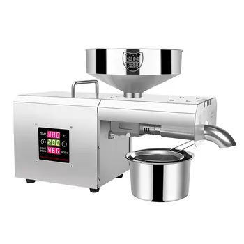 

Stainless Steel Oil Press Machine Automatic Extraction Peanut Coconut Olive Extractor Expeller 110V /220 V