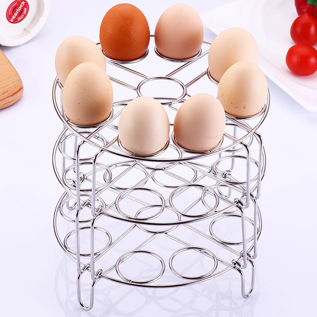Держатель для варки яиц из нержавеющей стали, держатель для вареных яиц, держатель для паровых яиц, стойка для булочек на пару, кухонные инструменты